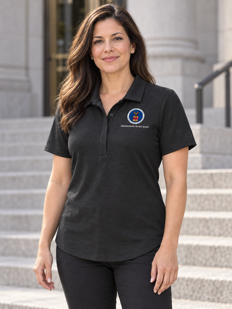 ARB Women's Polo — Black lifestyle view