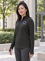 ARB Women's Motion 1/4 Zip — Black lifestyle product photograph