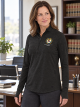 EOUSA Women's Motion 1/4 Zip — Black lifestyle product photograph