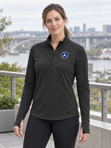 DOT Women's Motion 1/4 Zip — Black lifestyle product photograph