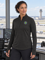 FAA Women's Motion 1/4 Zip — Black lifestyle product photograph