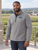 FSA Men's Transition Quarter Zip — Light Gray lifestyle product photograph