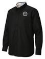 Federal Agency Logo
 Men's Button Up  Black government employee uniform shirt
