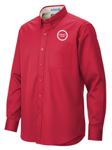 Federal Agency Logo
 Men's Button Up Red government employee uniform shirt