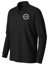 Men's Long Sleeve Agency Polo Black - FEDS Apparel government employee uniform shirt