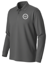 Men's Long Sleeve Agency Polo Slate Gray - FEDS Apparel government employee uniform shirt