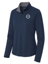 Agency Logo Women's Dri Fit 1/4 Zip Navy Blue government employee uniform shirt