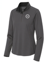 Agency Logo Women's Dri Fit 1/4 Zip  Slate Gray government employee uniform shirt