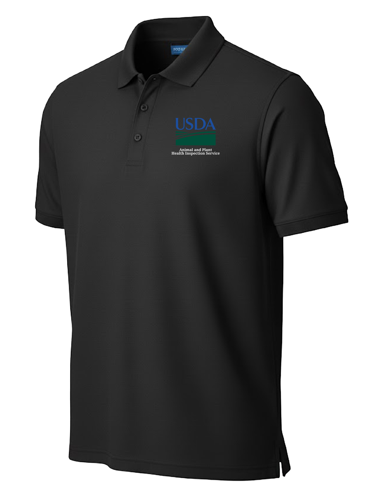 Animal and Plant Health Inspection Service (APHIS) Men's Polo  Black government employee uniform shirt