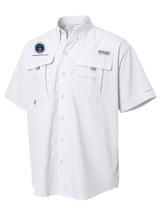 Administrative Review Board (ARB) Men's Columbia Bahama™ II Button Up Short Sleeve  White government employee uniform shirt