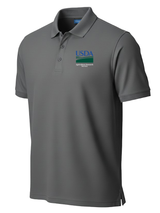 Agriculture Research Service (ARS) Men's Polo  Slate Gray government employee uniform shirt