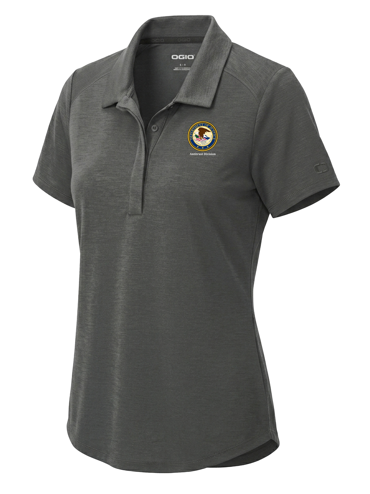 Antitrust Division (ATR) Women's Polo Slate Gray government employee uniform shirt