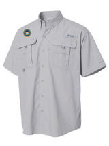The Bureau of Alcohol, Tobacco, Firearms and Explosives (ATF) Men's Columbia Bahama™ II Button Up Short Sleeve  Cool Grey government employee uniform shirt