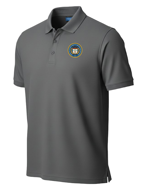 The Bureau of Alcohol, Tobacco, Firearms and Explosives (ATF) Men's Polo  Slate Gray government employee uniform shirt