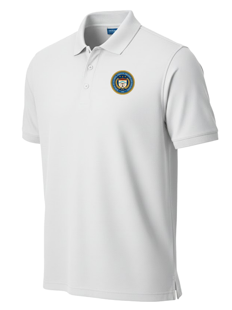 The Bureau of Alcohol, Tobacco, Firearms and Explosives (ATF) Men's Polo  White government employee uniform shirt