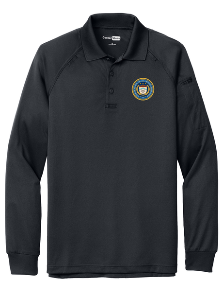 ATF Men's Tactical Long Sleeve Polo