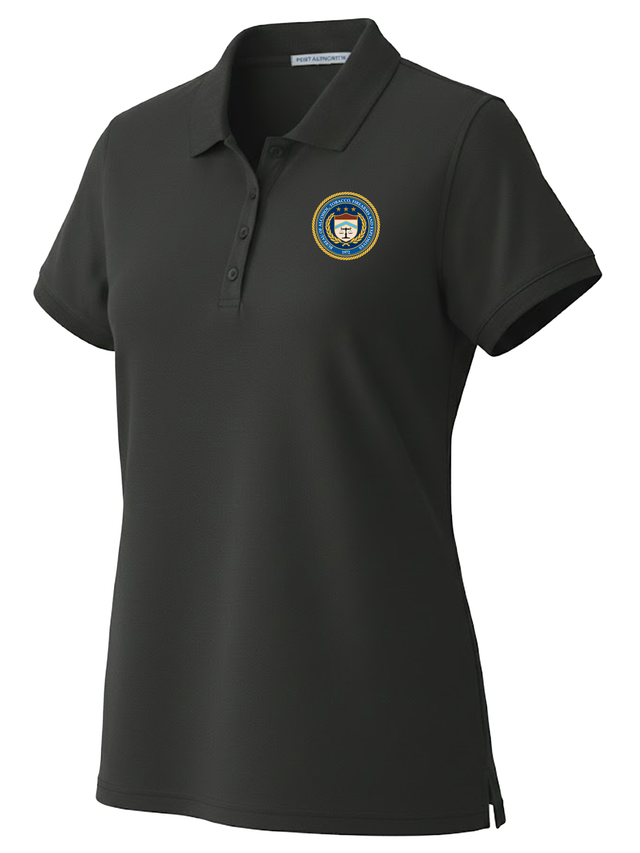The Bureau of Alcohol, Tobacco, Firearms and Explosives (ATF) Women's Polo  Black government employee uniform shirt