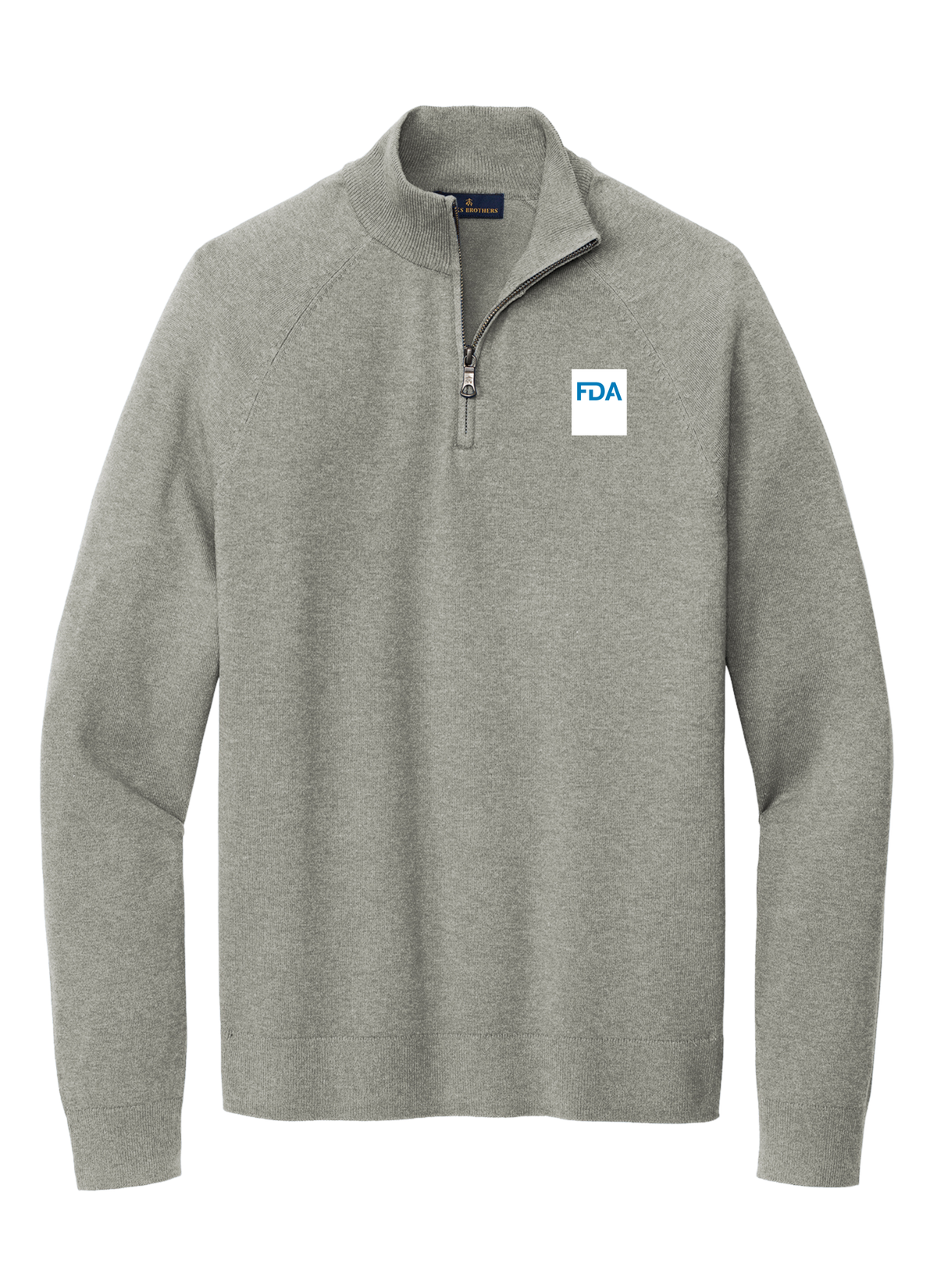 FDA Men's Cotton Quarter Zip