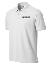 The Bureau of the Fiscal Service (BFS) Men's Polo  White government employee uniform shirt