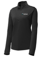 The Bureau of the Fiscal Service (BFS) Women's Lightweight Dri Fit 1/4 Zip  Black government employee uniform shirt