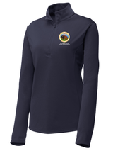 Bureau of Ocean Energy Management (BOEM) Women's Lightweight Dri Fit 1/4 Zip  Navy Blue government employee uniform shirt