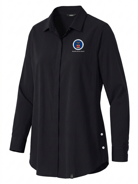 Benefits Review Board (BRB) Women's Commuter Shirt  Black government employee uniform shirt
