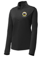 Bureau of Trust Funds Administration (BTFA) Women's Lightweight Dri Fit 1/4 Zip  Black government employee uniform shirt