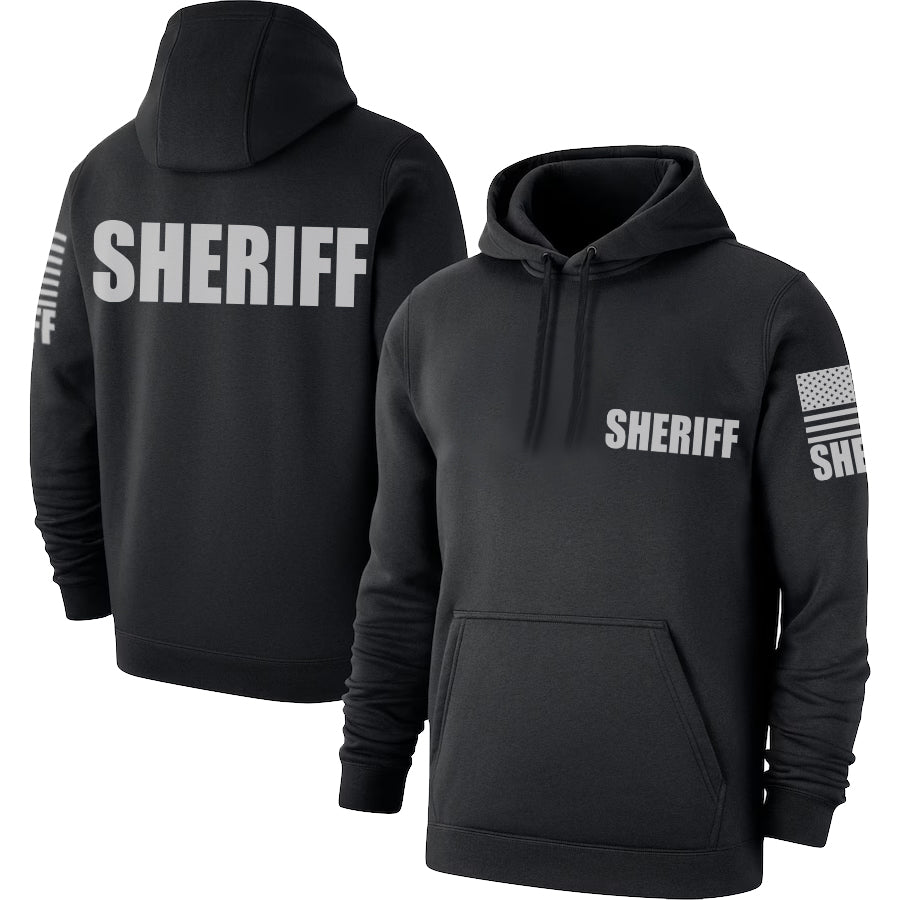 Black Sheriff Hoodie - Sheriff Hoodie (Grey)