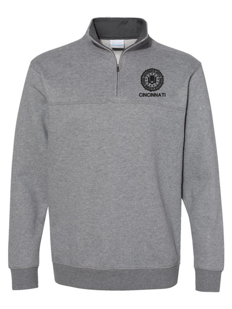 FBI Cincinnati Men's Columbia Hart Mountain™ Fleece Gray government employee uniform shirt