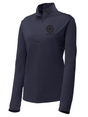 FBI Cincinnati Women's Lightweight Dri Fit 1/4 Zip Navy Blue government employee uniform shirt