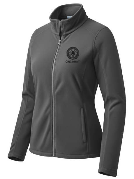 FBI Cincinnati Women's Lightweight Microfleece Slate Gray government employee uniform shirt