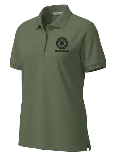 FBI Cincinnati Polo Shirt - Women's Short Sleeve Drab Green government employee uniform shirt