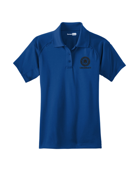 FBI Cincinnati - Women's Tactical Short Sleeve Polo Royal Blue government employee uniform shirt
