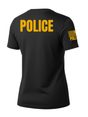 Black Police Women's Shirt - Short Sleeve (Golden Yellow)