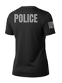 Black Police Women's Shirt - Short Sleeve (Gray)