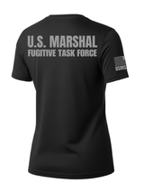 Black US Marshals Service USMS Women's Shirt - Short Sleeve (Gray)