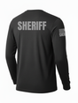 Black Sheriff Men's Shirt - Long Sleeve (Gray)