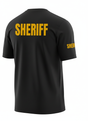 Black Sheriff Men's Shirt - Short Sleeve (Golden Yellow)