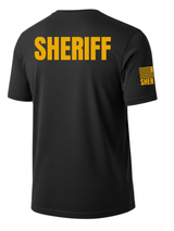 Black Sheriff Men's Shirt - Short Sleeve (Golden Yellow)