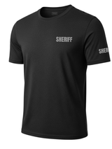 Black Sheriff Men's Shirt - Short Sleeve (Gray)