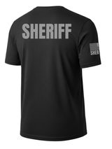 Black Sheriff Men's Shirt - Short Sleeve (Gray)