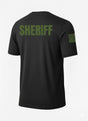 Black Sheriff Men's Shirt - Short Sleeve (Green)