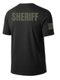 Black Sheriff Men's Shirt - Short Sleeve (Green)