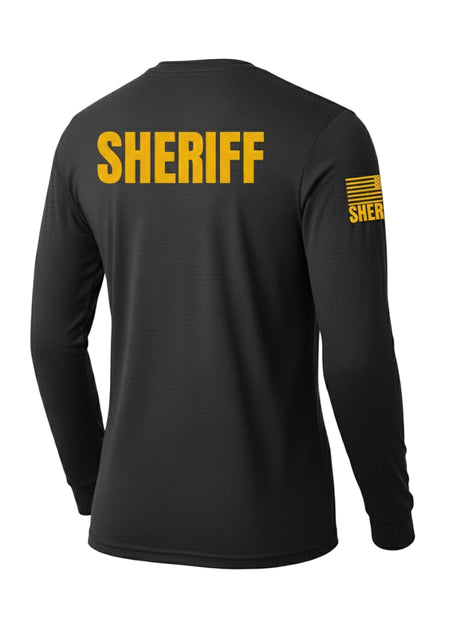 Black Sheriff Women's Shirt - Long Sleeve (Golden Yellow)