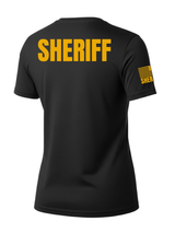 Black Sheriff Women's Shirt - Short Sleeve (Golden Yellow)