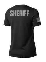 Black Sheriff Women's Shirt - Short Sleeve (Gray)