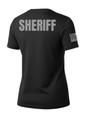 Black Sheriff Women's Shirt - Short Sleeve (Gray)