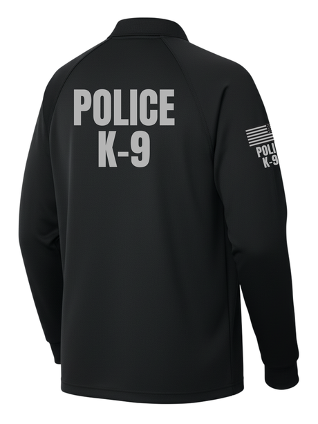 Black Tactical Long Sleeve - Police K-9 Men's Shirt (Gray)