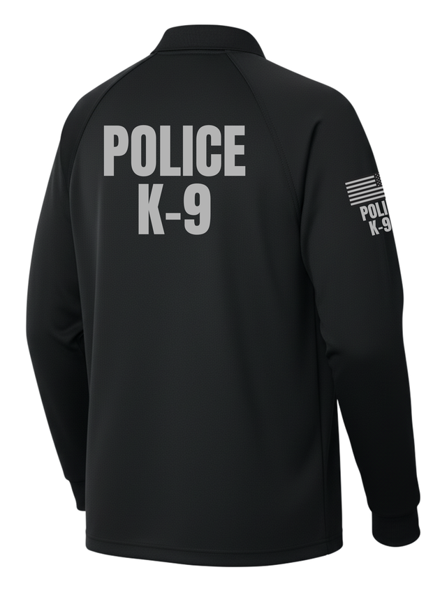 Black Tactical Long Sleeve - Police K-9 Men's Shirt (Gray)