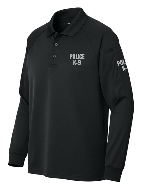 Black Tactical Long Sleeve - Police K-9 Men's Shirt (Gray)